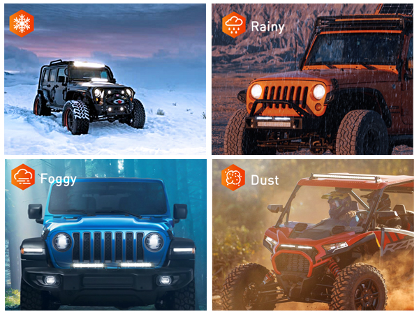 off road lighting reverse lights fog light for Jeep trucks