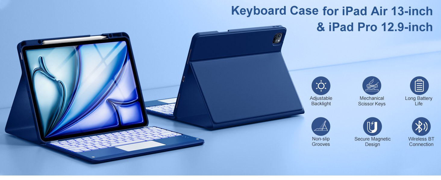 ipad pro 12.9 case with keyboard