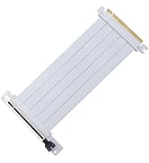 XRIKUI PCI-E 4.0 16X PCI-e Extension Cable X16 Flexible Cable High Speed Extension Port Adapter P...