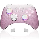 Gradient Pink Wireless Switch Controller Compatible with Nintendo Switch/OLED/Lite Steam Deck, My...