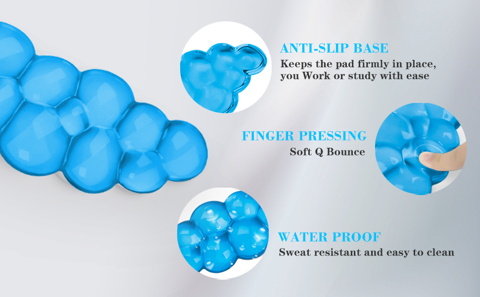 Cloud Keyboard and Mouse Wrist Rest