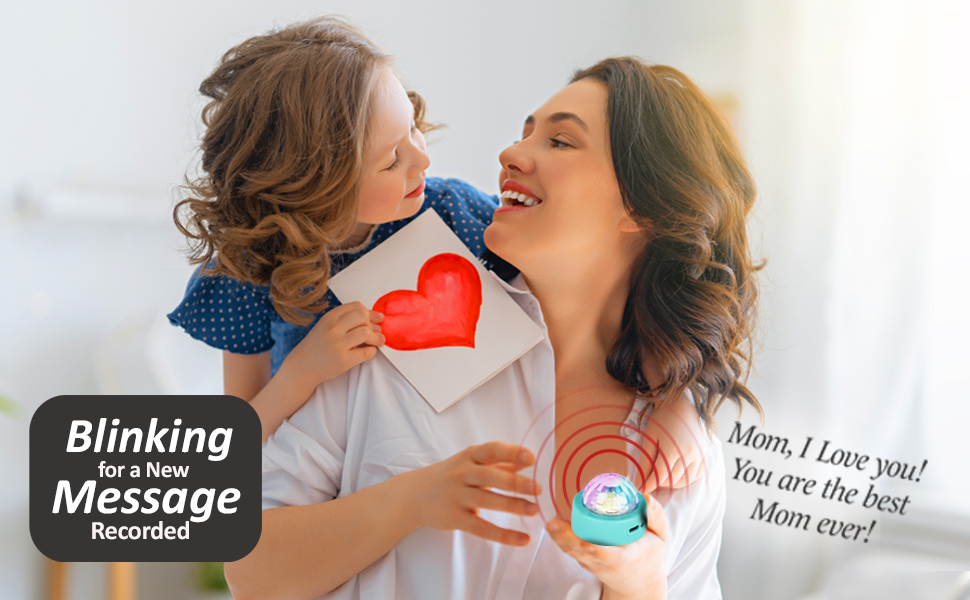 bliking recording button