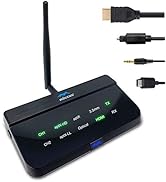 HDMI Bluetooth Transmitter Long Range Bluetooth Adapter for TV PC Home Stereo, Transmitter BT HDMI