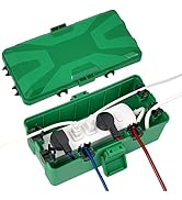 Havenso Medium Outdoor Electrical Box(10.4x6x4.2inch), IP54 Waterproof, Weatherproof Connection B...