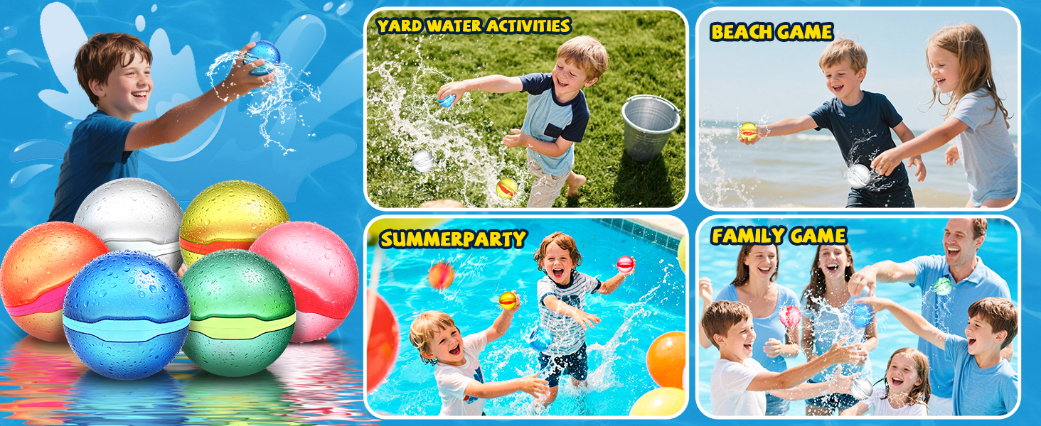 Self-Sealing water balloons