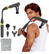 CAREKING WE ALWAYS CARE 3-in-1 Massage Gun, Deep Tissue Percussion Massager with Extended Handle ...