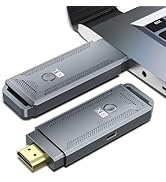 Wireless HDMI Transmitter and Receiver, 100FT Range, Plug & Play Portable Wireless HDMI Extender ...