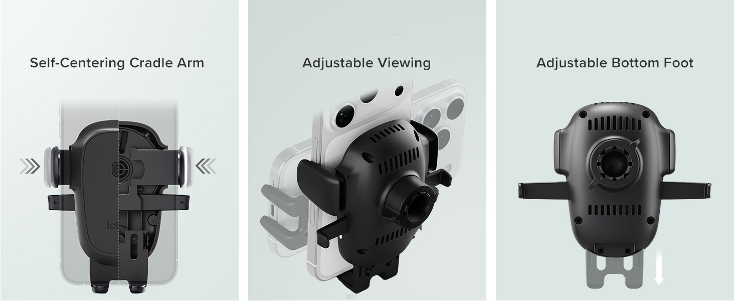 Universal Car Phone Mount iPhone Car Mount Car Cradles Wireless Charger Car Phone Charger