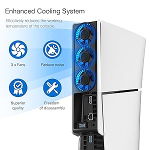 juspro cooling fan for ps 5 slim