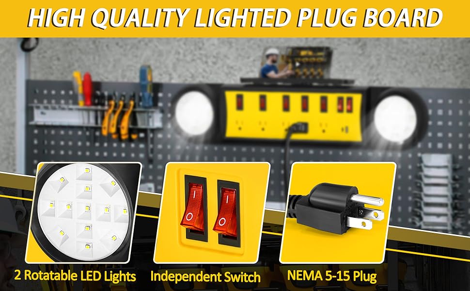 high quality lighted plug board