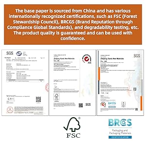 Various certificates