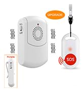 Caregiver Pager Wireless Call Button System Personal Alert Panic Button for Home Elderly