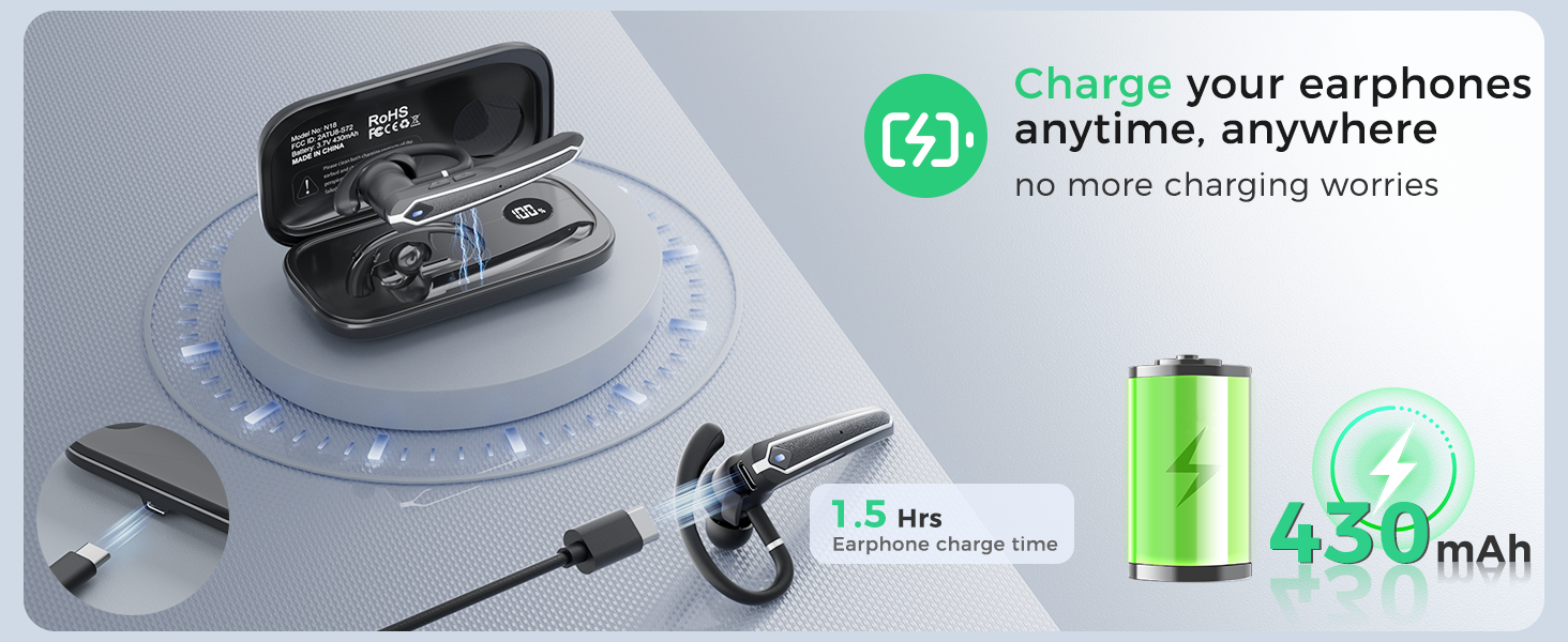 bluetooth headset with microphone