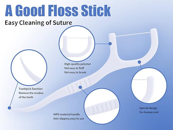 Aussumy 800 Picks Dental Flos