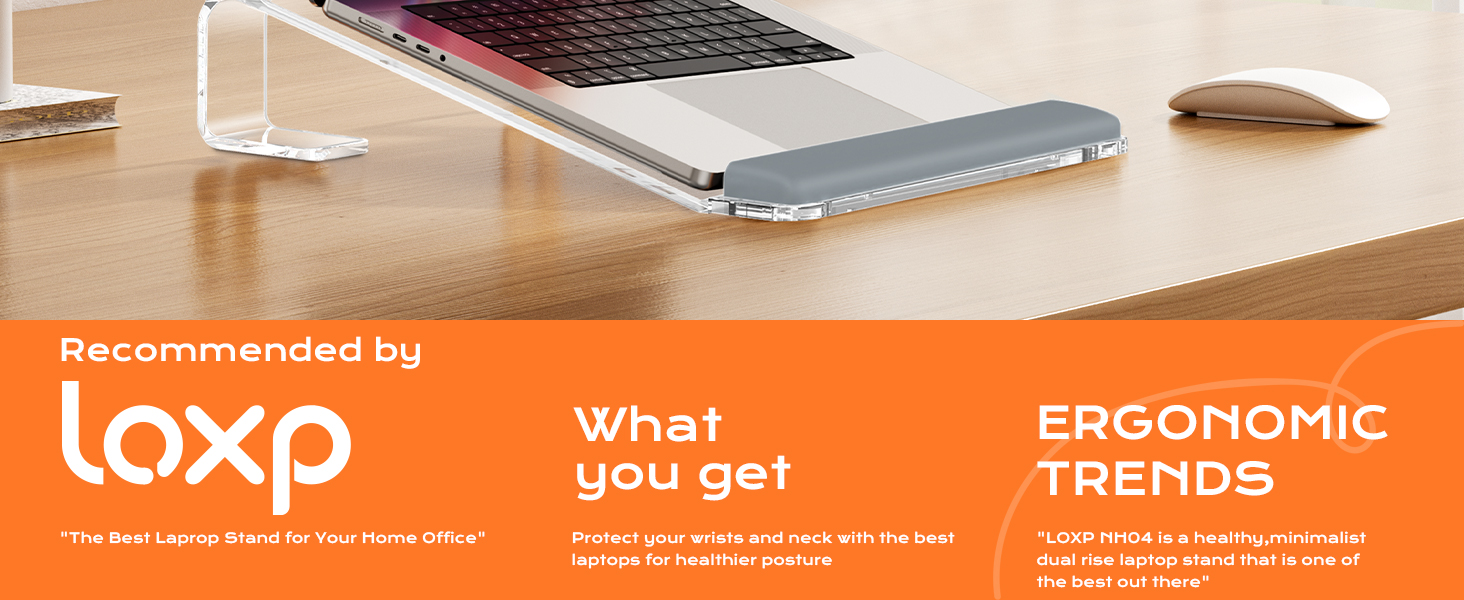 Clear stand acrylic laptop stand acrylic phone stand computer accessories laptop mount macbook stand