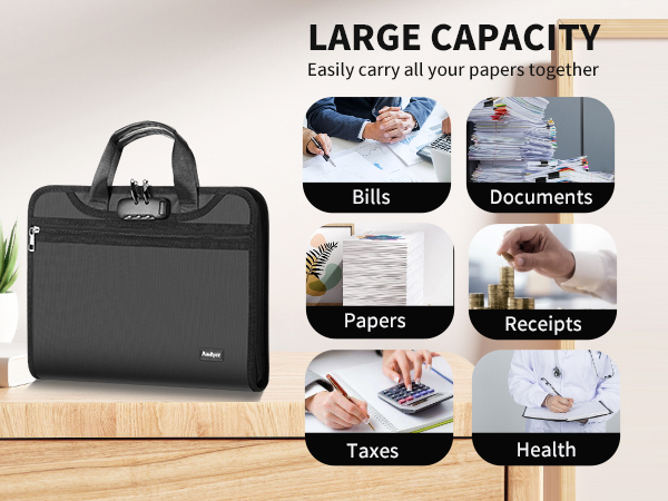 accordion file folder important document holder file organizer folder portafolios para documentos