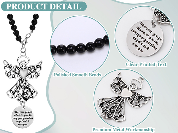 Guardian Angel Rearview Mirror Charm