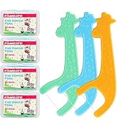 FAMILIFE Floss Picks, 120 Count Kids Flossers Fluoride Free 4 Travel Cases | Tooth Picks Flossers...