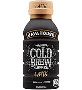 Java House Cold Brew Coffee, 6 Pack of 8oz Bottles, Ready to Drink Instant Cold &amp; Iced Coffee (La...