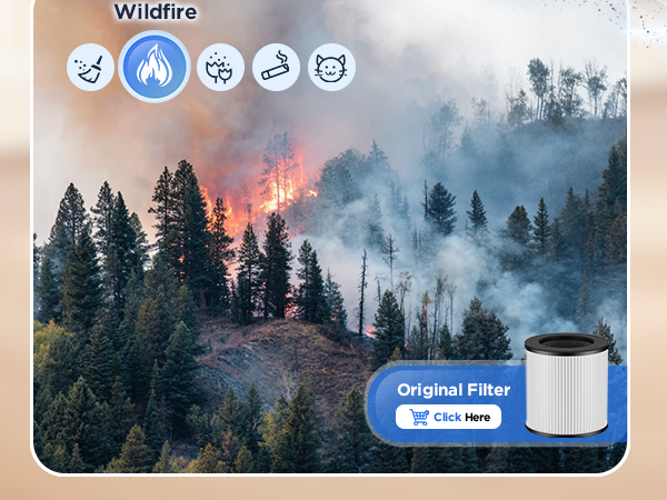 air purifier air purifiers for home large room dorm pets hepa mini air cleaners bedroom office