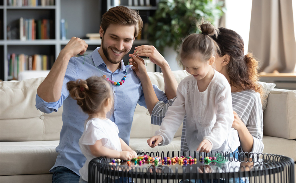 8 Grids Bead Organizer and Storage Plastic Organizer Box with Removable Dividers and Labels