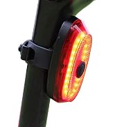 G Keni Smart Bike Tail Light, Brake Sensing Rear Lights, Auto On/Off, Waterproof, USB Rechargeabl...