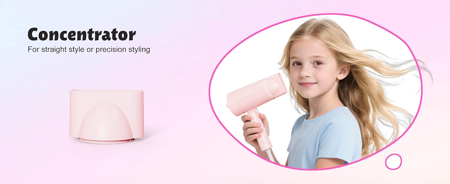 hair dryer with concentrator