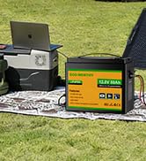ECO-WORTHY 12V 50Ah LiFePO4 Lithium Battery with XT60 Interface, Bluetooth 5.0, Low Temp Protecti...