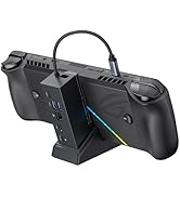 JSAUX Docking Station Compatible with ROG Ally X/ROG Ally/Steam Deck/Legion Go/Legion Go S, 6-in-...