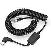 Hodeoo Coiled USB C to RJ11 Power Cord for Escort Radar Detectors - Compatible with MAX 360/360c ...