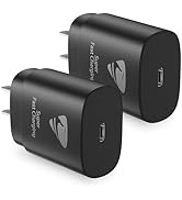 USB C Charger Block 2-Pack, 25w Type C Charger Fast Charging, PD USB C Wall Charger Cell Phone Ch...