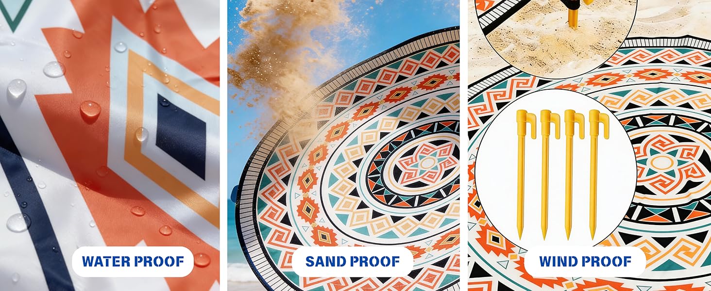 WATERPROOF SANDPROOF WINDPROOF