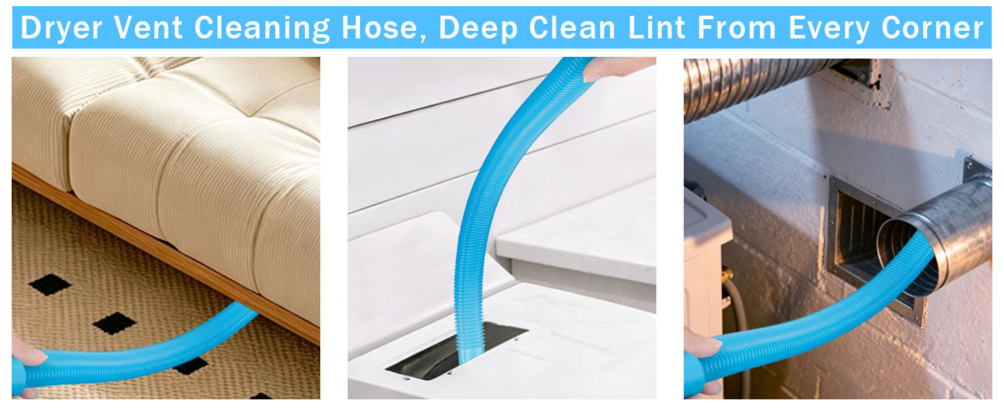 Dryer Vent Cleaner Kit,5 Piece Universal Vent Cleaner