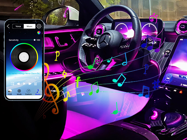 Under Dash light strip