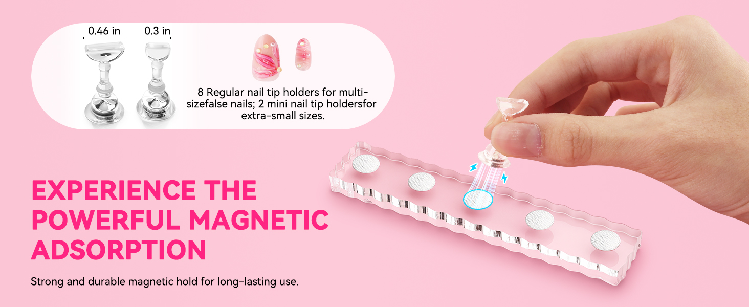 nail tip holder for nail art inspo home studio salon press on nail stand nail supplies