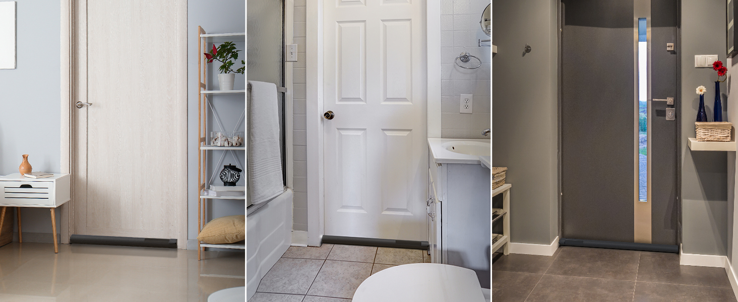 Door sealers for door frame, draft guard for bottom of doors, door guard for bottom of door