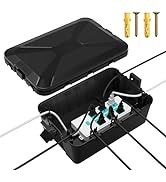 Joinfworld Outdoor Electrical Box 13x8x5 Large Outdoor Extension Cord Cover Waterproof Weatherpro...