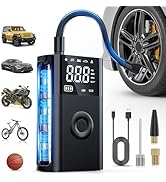 Nilight Tire Inflator Portable Air Compressor Battery Rechargeable 12VDC 150PSI Cordless Auto Shu...