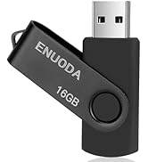 16GB Flash Drive ENUODA 1 Pack Thumb Drive 16GB USB 2.0 Memory Stick Jump Drive Pen Drive for Fil...