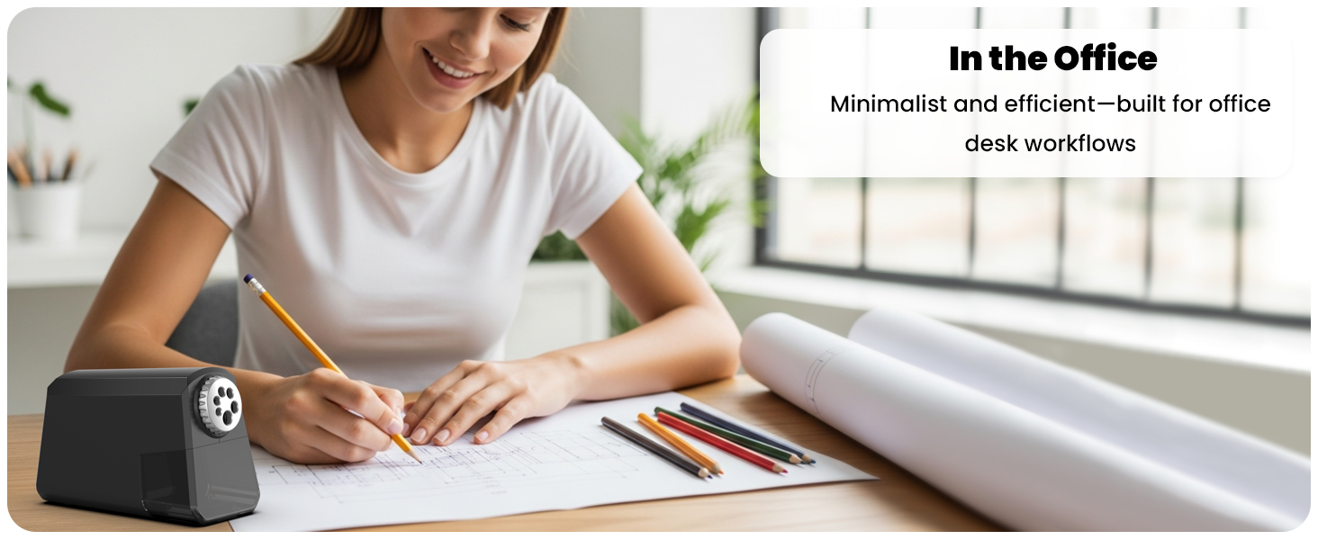 Quiet electric sharpener