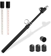 Semi Truck Tire Pressure Gauge Heavy Duty,Dual Head Tire Gauges for Tires Pressure Measure 1-10 B...