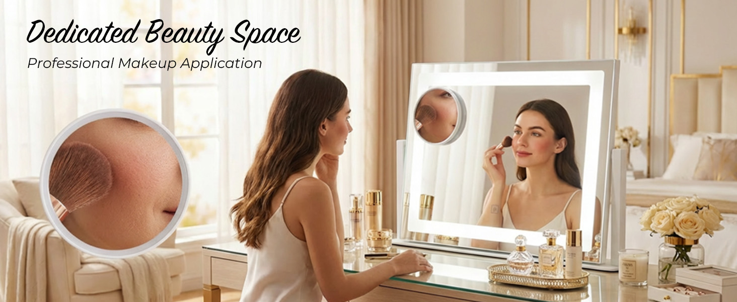 orelease Vanity Mirror with Lights W3302