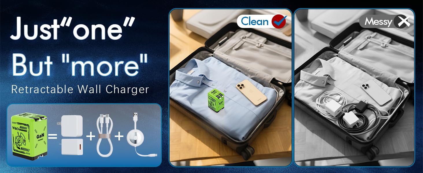 retractable wall charger