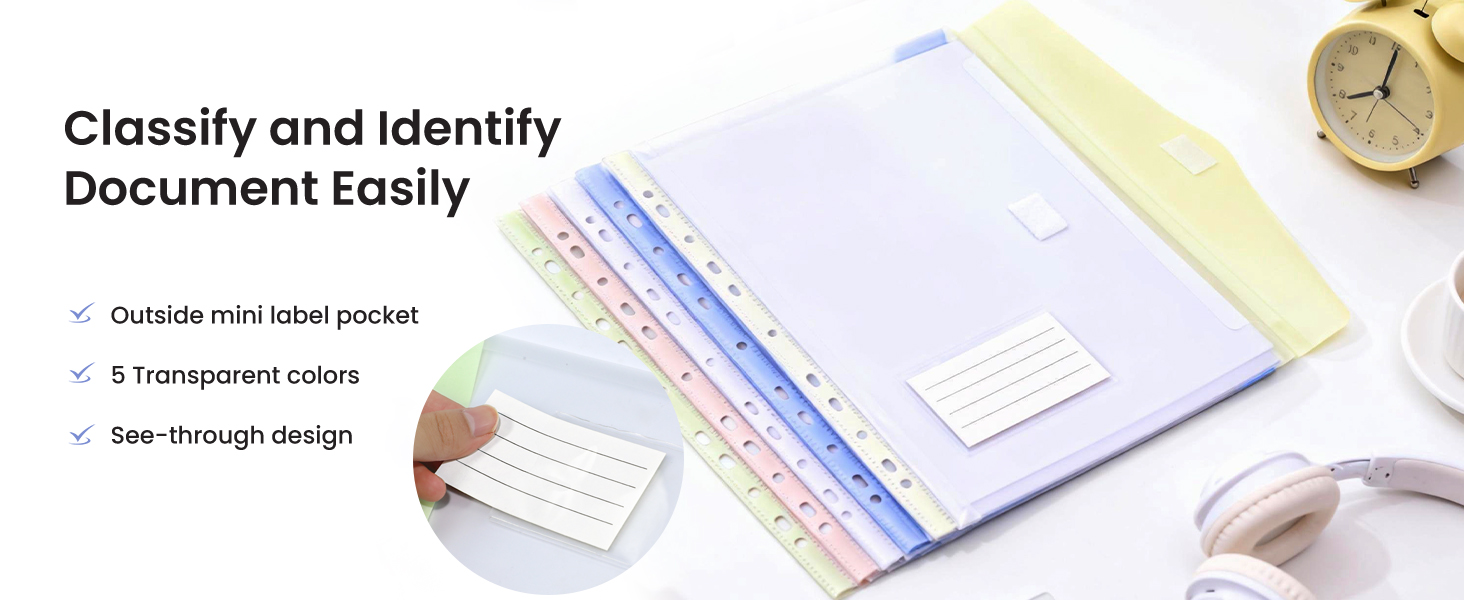 Heavyweight Plastic Folders with Tight Closure