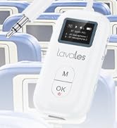 SafeFly Pro Bluetooth 5.3 Transmitter &amp; Receiver Bluetooth Audio Adapter w/Screen for up to 2 Blu...