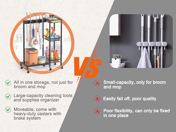 cleaning supplies organizer