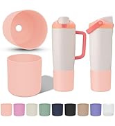 KGULQ 2Pcs Higher Boot Compatible with Owala Freesip Sway 30oz &amp; 40oz, Tall Anti-Slip Prevents Sc...