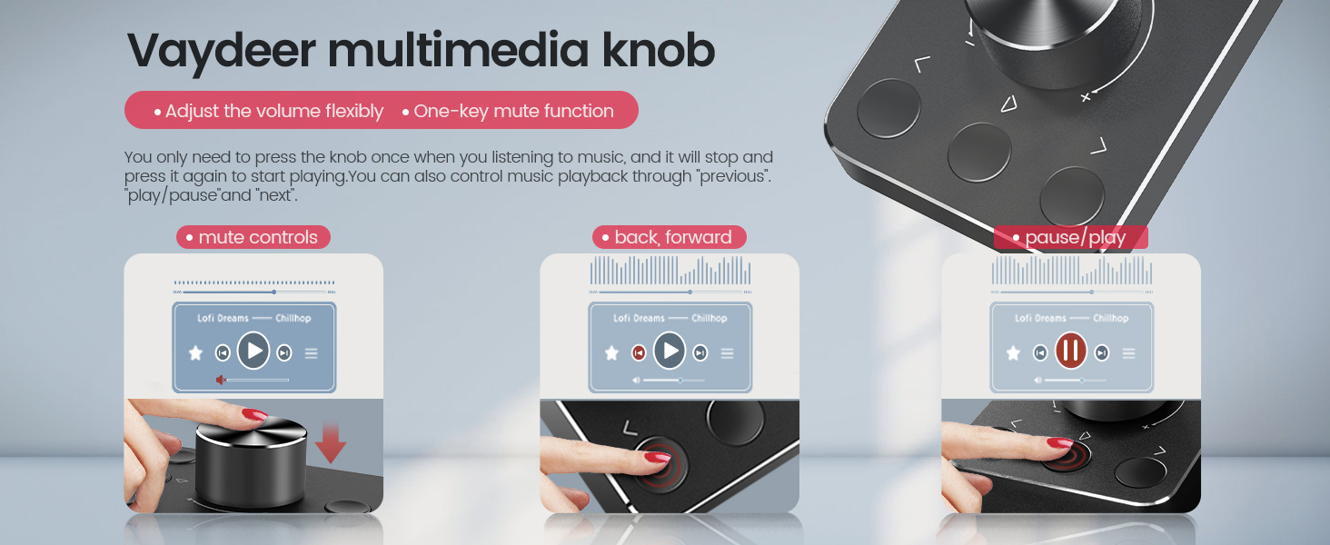 vaydeer volume control knob