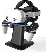 KIWI design Charging Dock for Meta Quest 3S, Quest 3, Quest 2 or Quest Pro, Vertical Charging Sta...