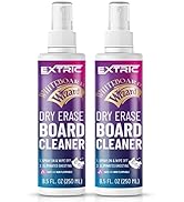 EXTRIC Whiteboard Cleaner 8.5 Ounces White Board Cleaning Spray, Dry Erase Board Cleaner 2 Pack D...